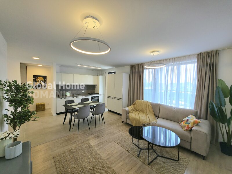 Pipera, open view 3 rooms penthouse, terrace 16sqm, H Pipera Lake, Porsche Nord