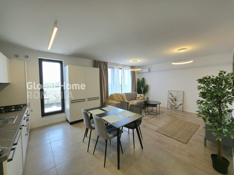 Pipera, open view 3 rooms penthouse, terrace 16sqm, H Pipera Lake, Porsche Nord